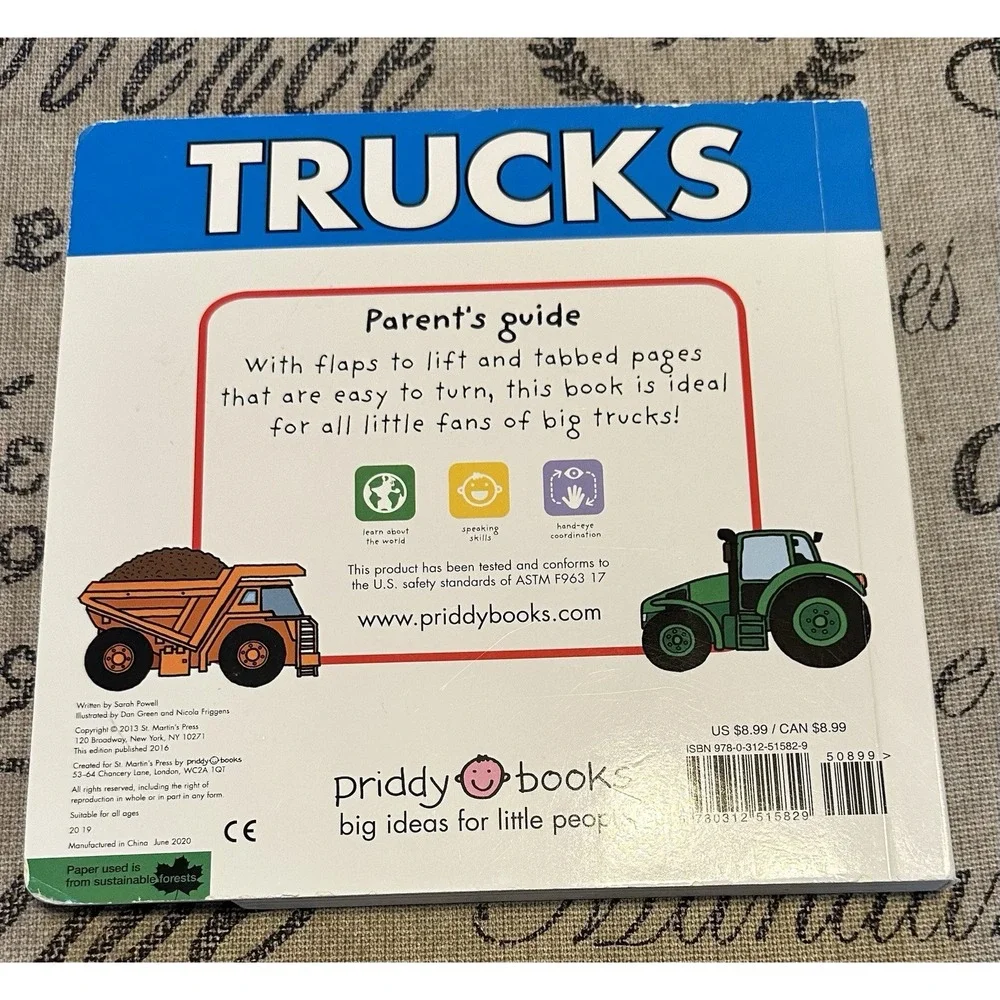Lift-the-Flap Tab: Trucks: An Interactive - Board Book
